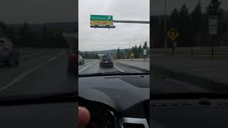 Stock BMW 330ci can drift clean freeway entrance [upl. by Atsilac830]