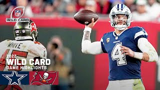 Dallas Cowboys vs Tampa Bay Buccaneers  2022 Super Wild Card Weekend Game Highlights [upl. by Joses]