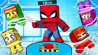 Minecraft MAIS je suis SPIDERMAN sur AMONG US [upl. by Adlanor]