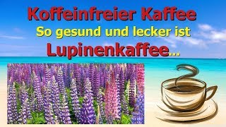 Koffeinfreier Kaffee  So gesund und lecker ist Lupinenkaffee [upl. by Matthia644]