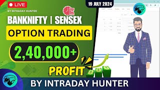 Live Intraday Trade  Bank nifty Option Trading by Intraday Hunter [upl. by Giguere431]