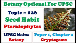 Seed Habit Pteridophytes Evolution Heterospory amp Origin of Seed Habit Selaginella Heterospory [upl. by Aidil920]