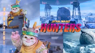 UPDATES Star Wars Hunters Season 3 a piece of Hoth NEW map Echo Base rebel skins Pilbush reveal [upl. by Eyaj]