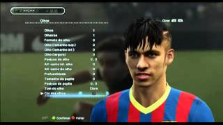 Neymar Face and Hair PES 2013  June 2013 [upl. by Navanod]