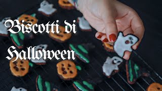 BISCOTTI di HALLOWEEN al cioccolato [upl. by Oivlis]