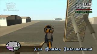 GTA San Andreas  Walkthrough  Unique Stunt Jump 5  Los Santos International Los Santos [upl. by Notnats478]