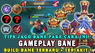 CARA MAIN BANE TERBARU❗ BUILD EMBLEM DAN ITEM BANE TERSAKIT❗ GAMEPLAY BANE JUNGLER TOP GLOBAL  MLBB [upl. by Eziechiele]