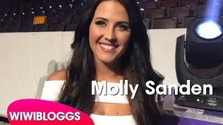 Molly Sandén quotYouniversequot  Melodifestivalen 2016 jury final INTERVIEW  wiwibloggs [upl. by Darlleen]