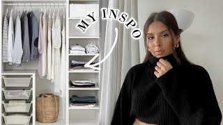 ORGANIZING MY IKEA PAX WARDROBE  VLOG [upl. by Aneleh]