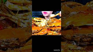 Spicy crab mukbang asmr mukbang asmr food asmrfood shorts [upl. by Sackville]