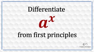 Differentiation ax from first principles [upl. by Watanabe17]