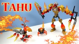 LEGO Bionicle Tahu Uniter of Fire amp Ikir Creature 2016 Sets Build Review [upl. by Zanahs316]