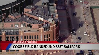 Coors Field ranked 2nd best ballpark [upl. by Cralg]