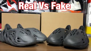 Yeezy Foam Runner Onyx Real Vs Fake Review [upl. by Hartzel]