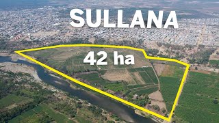 PRIVADO  Terreno 42 ha en Sullana  010724  Drone Piura Perú 4K [upl. by Ellenig511]