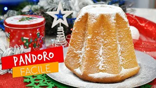 Pandoro FACILE ad IMPASTO UNICO soffice e profumato [upl. by Onailil960]