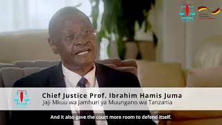 Hon Chief Justice of Tanzania Prof Ibrahim Hamis Juma on TanzLII [upl. by Bronwen]