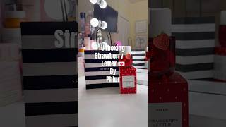 Strawberry Letter 🍓💌 Perfume 🛍️ asmr unboxing hauls phlur strawberryletter perfumereview [upl. by Anitnatsnok]