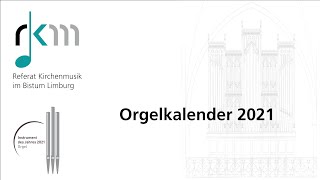 Orgelkalender 2021 – September [upl. by Harpp]