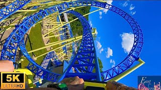 Impulse POV 5K 60fps Vertical Lift Zierer Tower Coaster Knoebels Elysburg PA [upl. by Wadesworth]