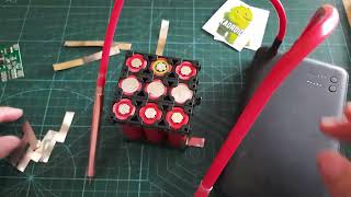 How to Create 12V Battery Pack 3s3p gamit ang old Laptop Battery 18650 [upl. by Briana]