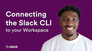 Connecting the Slack CLI to your workspace [upl. by Seto166]