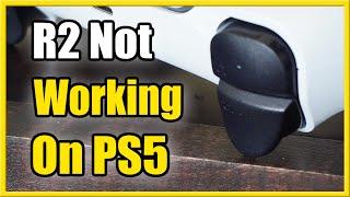 How to Fix R2 Trigger Not working on PS5 Controller Broken Spring [upl. by Hollyanne]