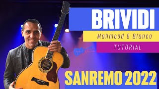 Brividi  Mahmood amp Blanco  Vincitori Sanremo 2022  Chitarra Testo e Accordi Facili [upl. by Valentijn682]