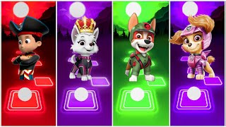 Paw Patrol Ultimate Rescue World  Ryder 🆚 Skye 🆚 Tracker 🆚 Ryder  Tiles Hop EDM Rush [upl. by Anaej504]