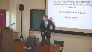 Suomen Sotatieteellisen Seuran Studia Militaria 2142022 [upl. by Denoting781]