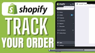 HOW TO SET UP TRACK YOUR ORDER ON SHOPIFY [upl. by Nadirehs710]