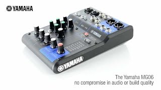 Yamaha MG06 Compact Analog Mixing Console [upl. by Eiba]