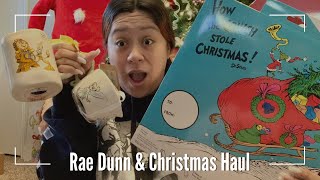 Rae Dunn amp Christmas Haul [upl. by Odlanyer]