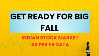 Nifty preparing for a big fall FII DATA is bearish [upl. by Imiaj]