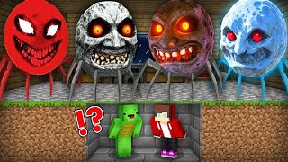 I FOUND SCARY LUNAR MOONS 😰💀 IN MINECRAFT  MINECRAFT HORROR [upl. by Publia994]