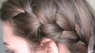 Coiffure  Comment se faire une tresse collée [upl. by Dino]