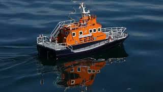 Model lifeboat day at New Brighton the Wallasey Model Boat Society [upl. by Allerbag]