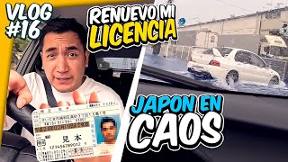 VIVIR EN JAPON  Mi ciudad se INUNDO  Asi es renovar LICENCIA de CONDUCIR   Ep 16 [upl. by Eruza]