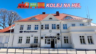 Kolej na Hel  Trasa Władysławowo  Hel 🚂♥️🌞  Kolej na Półwyspie Helskim  Polregio  Maj 2023 [upl. by Annodahs]