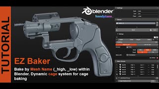 How to Easily Bake Assets in Blender using quotMatch by Namequot With EZ Baker [upl. by Shulock108]