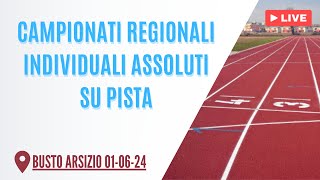 CAMPIONATI REGIONALI INDIVIDUALI ASSOLUTI SU PISTA  BUSTO ARSIZIO 010624 [upl. by Artemus]