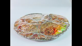 Ammolite Fossil  Placentercis Meeki double sided [upl. by Nycila854]