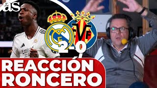 RONCERO reacciona a la LESIÓN de CARVAJAL y a la victoria del REAL MADRID vs VILLARREAL  LALIGA [upl. by Enaud]