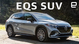 Mercedes EQS SUV review The height of Mercedes EV luxury [upl. by Adierf]