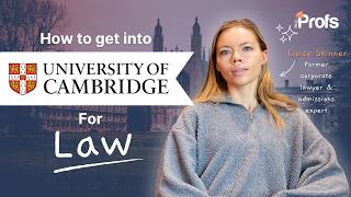 HOW TO GET INTO CAMBRIDGE TO STUDY LAW [upl. by Eleahcim]