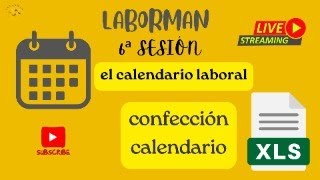 confección del calendario laboral [upl. by Otti405]