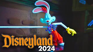 Roger Rabbits Car Toon Spin 2024  Disneyland Ride 4K60 POV [upl. by Lyrrehs]