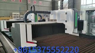 Double cutting head laser cutting machine [upl. by Bachman882]