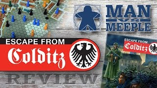 Escape from Colditz 75th Anniversary Edition Osprey Review by Man Vs Meeple [upl. by Yggam48]