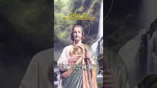 Prayer Saint Jude Thaddeus saint feastday Jesus God prayer novena faith shorts shortsvideo [upl. by Drawd]